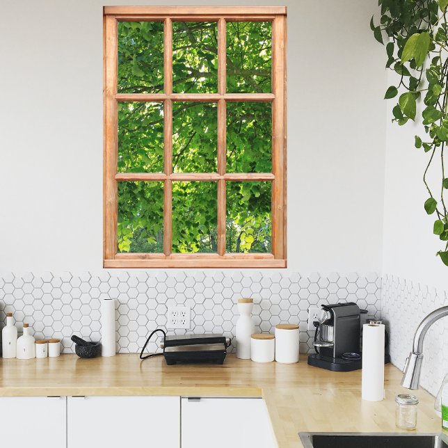 Sunlight through Leaves View from a Window Poster (Creator Uploaded)