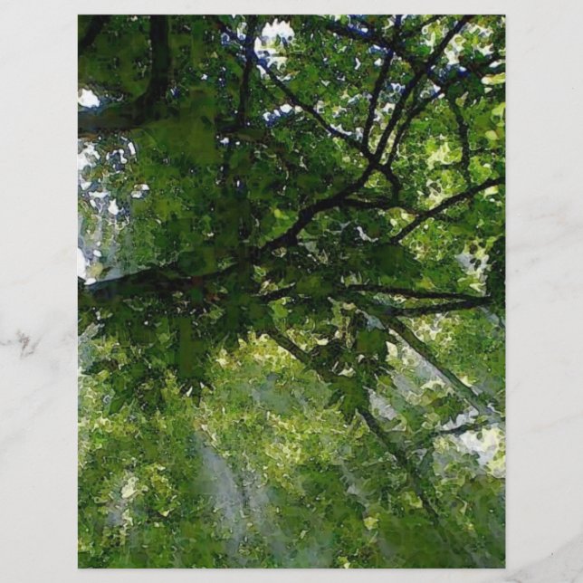 Sunlight Through Trees Flyer (Front)