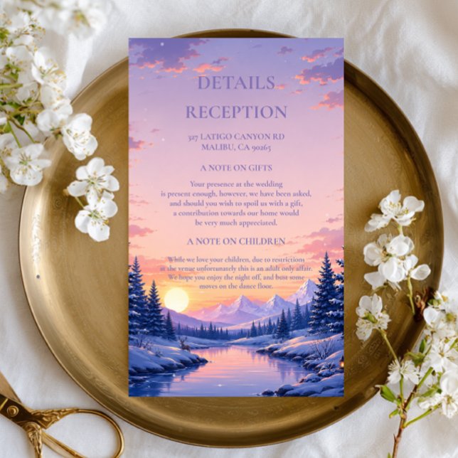Sunlit Alpine River Through Enclosure Card (Creator Uploaded)