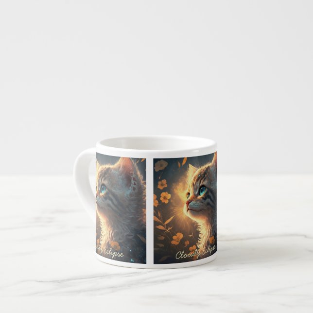 Sunlit Aura Kitten Speciality Mug (Front Left)