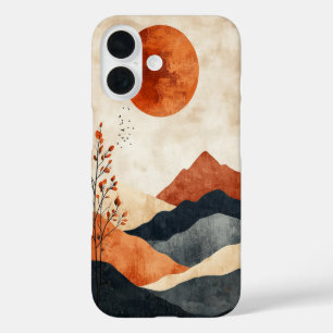Sunlit Autumn Slope Phone Case