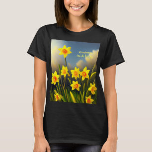Sunlit Blooms: Golden Daffodils in Full Glory T-Shirt