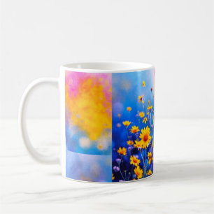 Sunlit Blossom Patchwork Coffee Mug