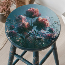 Sunlit Blush Peony Garden Decoupage