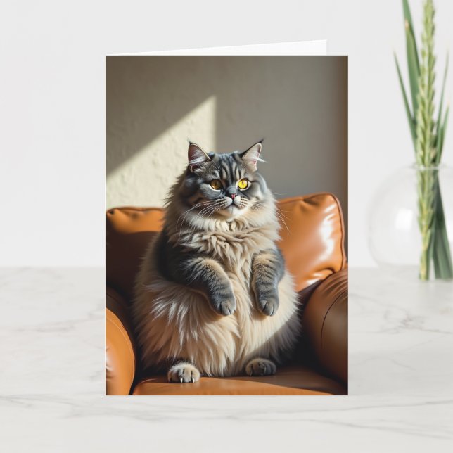 Sunlit Cats Birthday Card (Front)