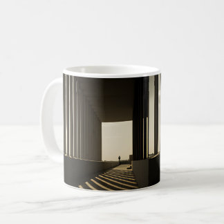 Sunlit Column Shadows Coffee Mug