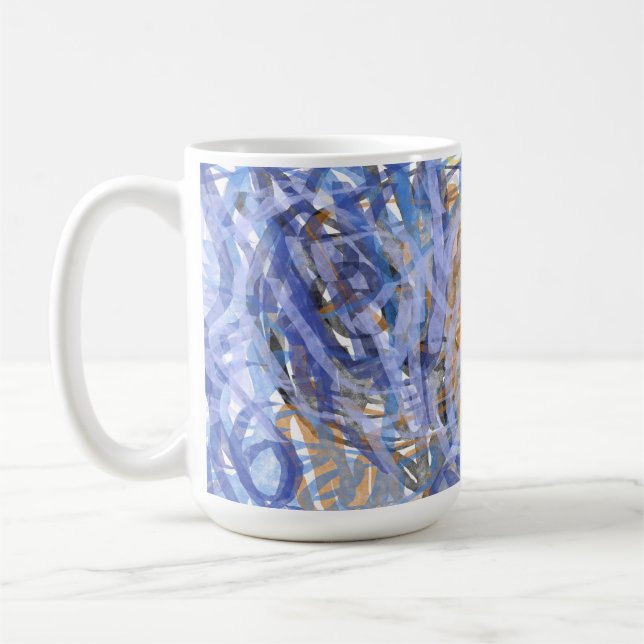 Sunlit Coral Reef Coffee Mug (Left)