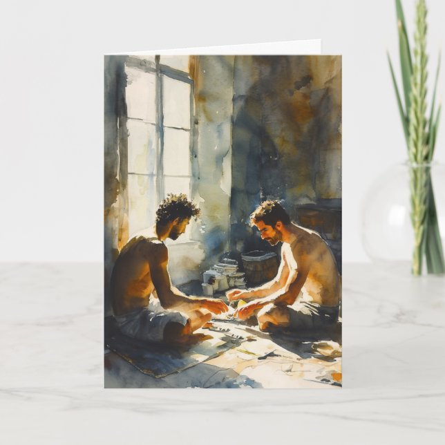 Sunlit Craft Room Collaboration Card (Front)