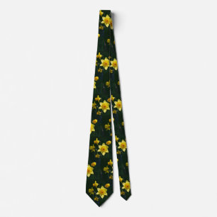 Sunlit Daffodils Tie