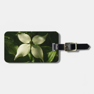Sunlit Dogwood Blossom Spring Floral Luggage Tag