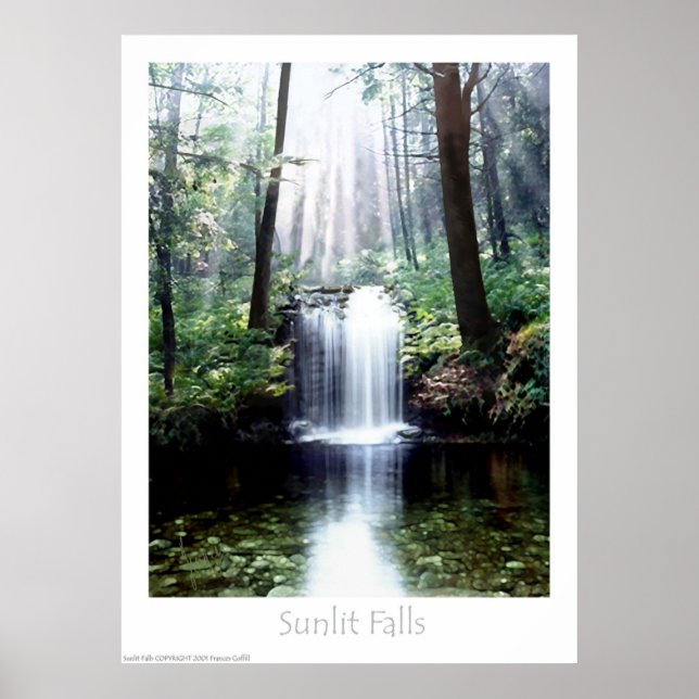 Sunlit Falls Poster (Front)