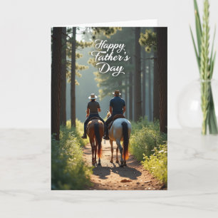 Sunlit Fathers Day Trail Card