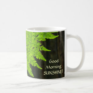 SUNLIT FERNS Mugs Good Morning Sunshine Coffee Cup