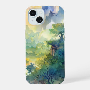 Sunlit Forest Valley Phone Case