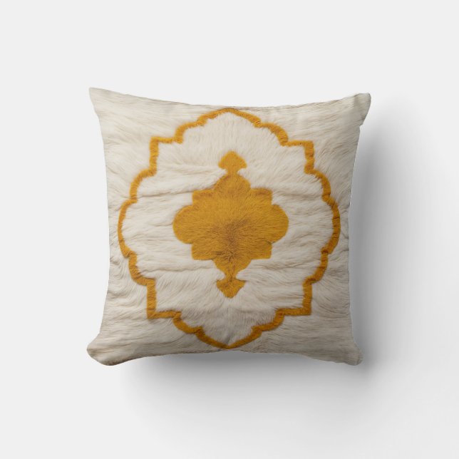 Sunlit Geometry" Turkish Kilim Pillows:  Cushion (Front)