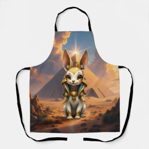 Sunlit Guardian – Desert Relic Bunny. Apron