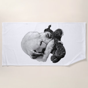 Sunlit Hug Beach Towel