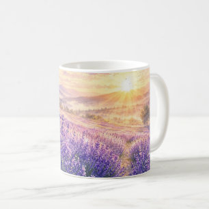 Sunlit Lavender Fields Mug