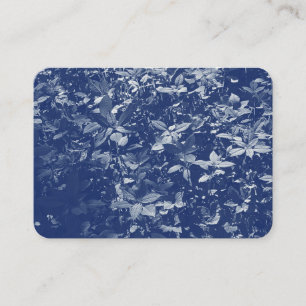 Sunlit Leaves - Cyanotype Effect Business Card
