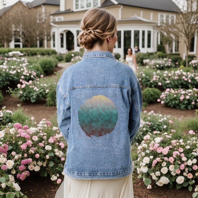Sunlit Mist Denim Jacket (Wedding Back)