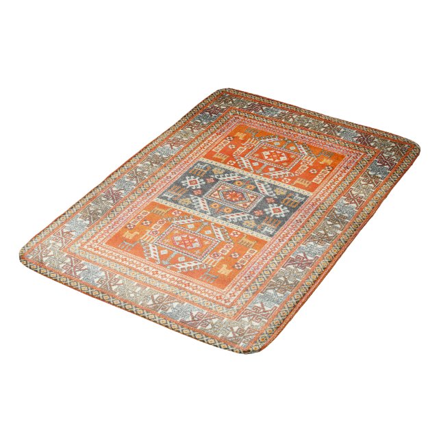 Sunlit Moroccan Weave Bath Mat (Angled)