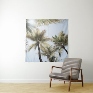 Sunlit Palm Jungle #1 #tropical #wall #art Tapestry