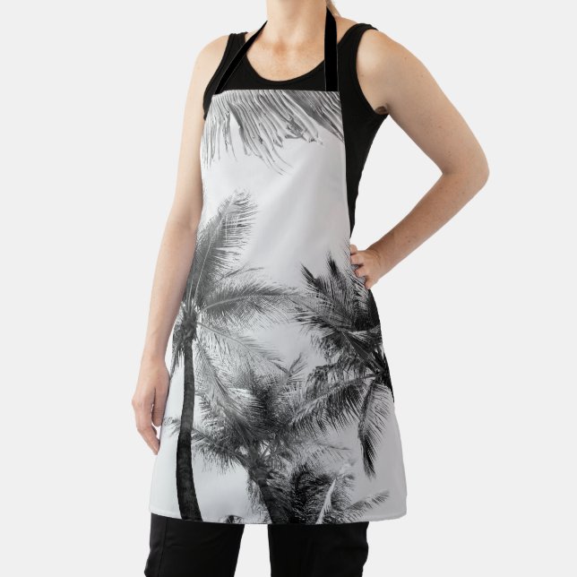 Sunlit Palm Jungle #2 #tropical #wall #art Apron (Insitu)