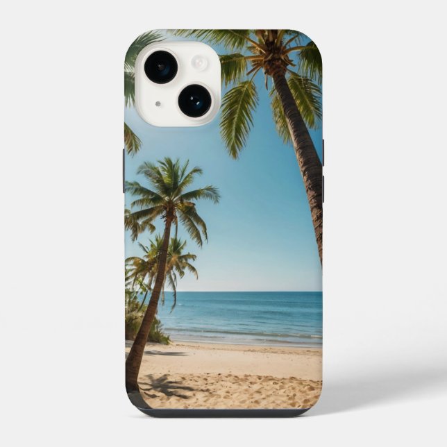 Sunlit Palms iPhone Case (Back)