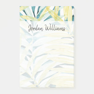 Sunlit Palms - Palm Tree Leaves Post-it Notes