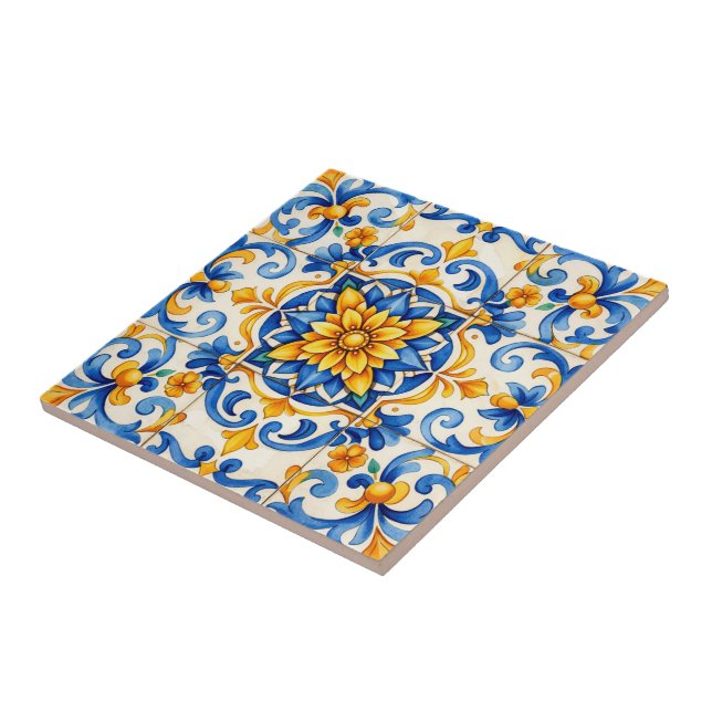 Sunlit Petal Carnival Tile (Side)