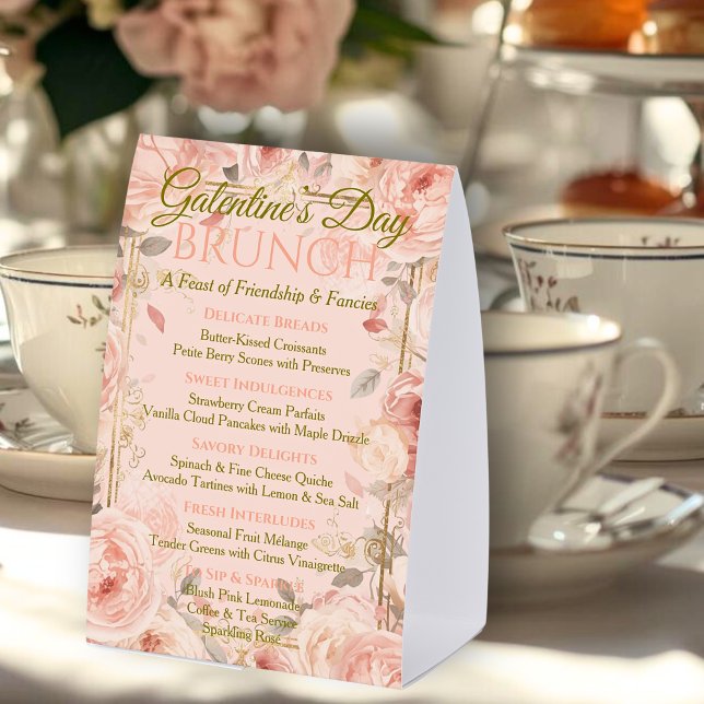 Sunlit Rococo Garden Galentine Brunch Florals Tea (Creator Uploaded)