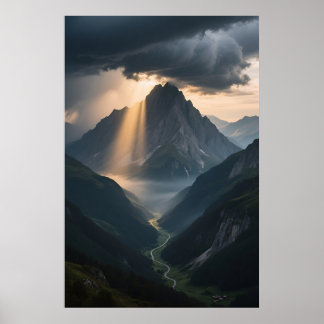 Sunlit Spine Poster