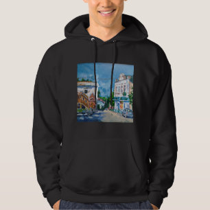 Sunlit Town Street Impressionist T-Shirt Europea Hoodie