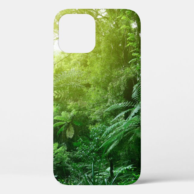 Sunlit tree canopy in tropical jungle  Case-Mate iPhone case (Back)