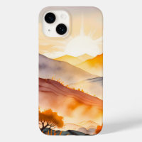 Sunlit Trees and Shadowed Valleys