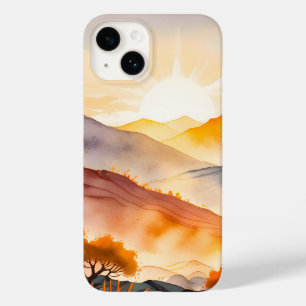 Sunlit Trees and Shadowed Valleys Case-Mate iPhone 14 Case