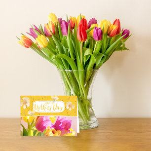 Sunlit Tulips Mother's Day Thank You Card