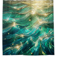 “Sunlit Waves - Vibrant Ocean Art”