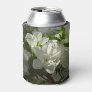 Sunlit White Azaleas Beautiful Spring Flowers Can Cooler