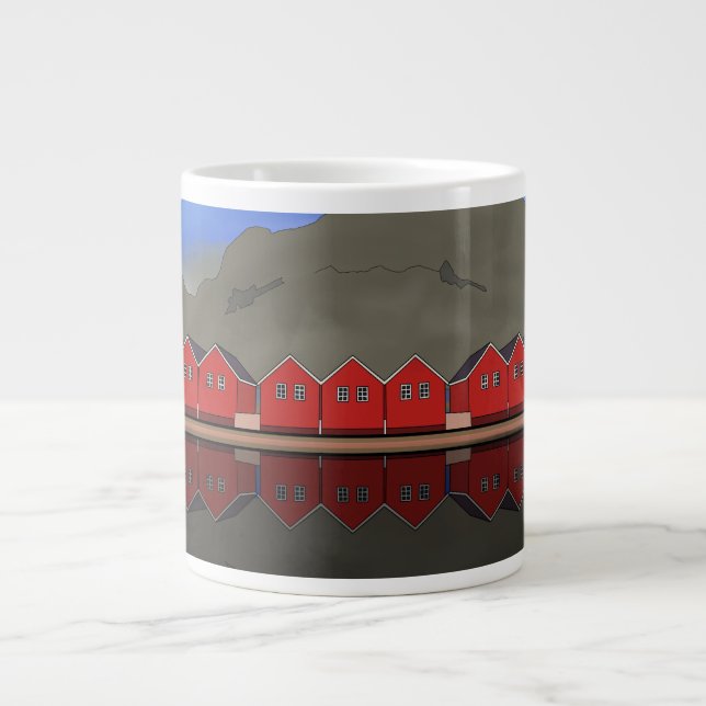 Sunndalsøra Norway Large Coffee Mug (Front)