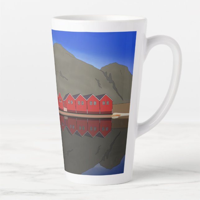 Sunndalsøra Norway Latte Mug (Right)