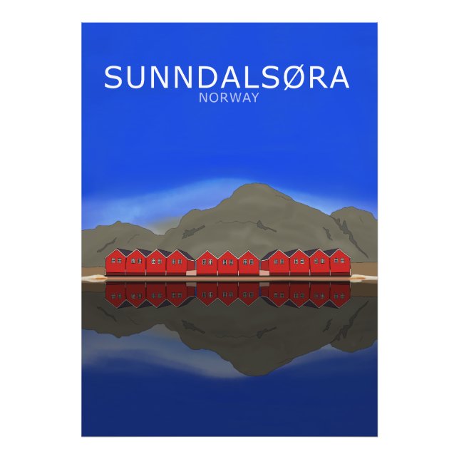 Sunndalsøra Norway Photo Print (Front)