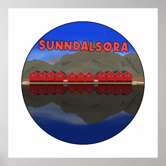 Sunndalsøra Norway Poster (Front)