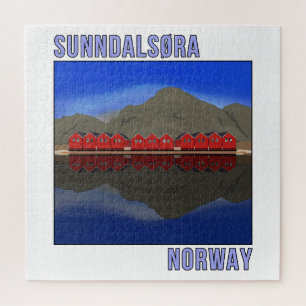 Sunndalsora Norway Scandinavian Jigsaw Puzzle