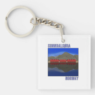 Sunndalsora Norway Scandinavian Key Ring
