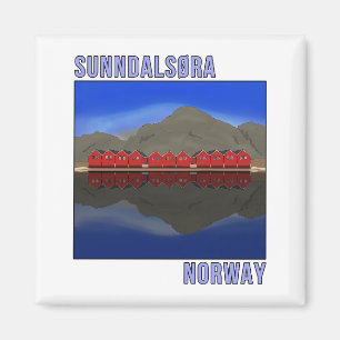 Sunndalsora Norway Scandinavian Magnet