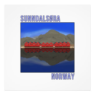 Sunndalsora Norway Scandinavian Photo Print