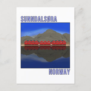 Sunndalsora Norway Scandinavian Postcard
