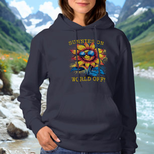 Sunnies On, World Off! - Radiant Sunflower Hoodie