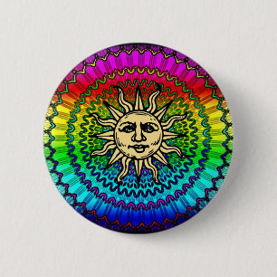Sunny 6 Cm Round Badge